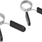 2Pcs Black 2 Inch Barbell Clamps, Stainless Steel Spring Collar Clips Weight Bar Clamps Dumbbell Barbell Handle Locking Clip for Weightlifting Strength Gym Fitness Training Accessories, Collars