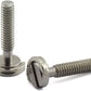 HJ Garden 2pcs 1/4-20 Thread D-Ring Stainless Steel Camera Fixing Screws for Camera Tripod Monopod QR Plate,D Shaft Quick Release Plate Mounting Screw 30mm Length
