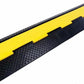 Rubber Cable Ramp Cord Cover Cable Protector Ramps Wire Hose Protective 2 Channel 22000Lbs Load Capacity Traffic Speed Bump for Asphalt Concrete Gravel Driveway Indoor Outdoor, 1 Pack