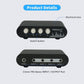 4 in 1 Out / 1 in 4 Out AUX 3.5mm Stereo Audio Input Signal Source Switcher, 4-Way Switch Selector Splitter Box M41