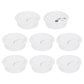 uxcell 8 Pcs 50mm (1.97 Inch) Desk Grommet, Plastic Cable Hole Cover, Wire Cord Cable Organizer for Home Office Computer Desk Cabinet, White