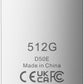 Lexar D50E 512GB Solid State Dual Drive, USB Flash Drive Up to 400MB/s Read, 400MB/s Write High-Performance, USB-C & USB-A Port, Metal Housing Swivel Design, Compatible with iPhone 17, Android, PC