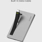 Disk Plus SSD Enclosure 10Gbps M.2 NVMe USB C 3.2 Gen2, 0.24" Ultra Slim Aluminum Enclosure with Built-in Cable Support 2230/2242/2280 M Key SSDs for MacBook Pro, Steam Deck (SSD not Included)