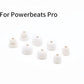 8Pair Replacement Eartips Silicone Earbuds Buds Set for Powerbeats Pro,Beats x,Urbeats, Beats Wireless Earphone Headphones Black (White)