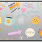CASETiFY Impact MacBook Air 15" (M2-M4) Case [Cushioned Impact Corners/Scratch-Resistant/Anti-Slip Grip] - Keep Growing - Clear Black