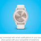 Garmin G010-N2566-01 Vivomove Sport 40mm Touchscreen Hybrid Health and Wellness Smartwatch, Ivory - Certified (Renewed)