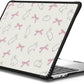CASETiFY Impact MacBook Air 13.6" (M2-M4) Case [Cushioned Impact Corners/Scratch-Resistant/Anti-Slip Grip] - Rabbit Ribbon - Clear Black