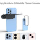 2025 New Upgrade Adjustable Smartphone Camera Mirror Reflection Clip Kit for iPhone & All Phones, Mirror Effect Lens - HD Glass Phone Shooting Reflection Mirror for Outdoor Travel Photography (White)