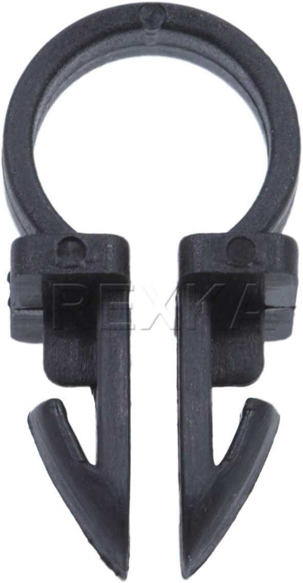 Rexka 30 pcs Wire Routing Clips 3/8"