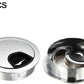 uxcell Cable Hole Cover, 2Inch/50mm Zinc Alloy Desk Wire Cord Cable Grommets Hole Cover for Office PC Desk Cable Cord Organizer, 4Pcs Bright Silver