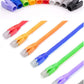 50 Pcs Cat7 Cat7A Cat8 Strain Relief Boot, RJ45 Plug Connector Cover Modular Network Plug Connector Cap Cable Connector Boots, Blue