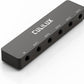 Cubilux Professional 5-Way 3.5mm AUX Splitter, Aluminum Case 5-Channel 1/8” Stereo Headphone Splitter, Multi-Port TRS Audio Share/Split Box/HUB for Speaker Earphones Laptop PC Smartphone Tablet