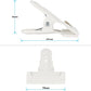 CAMVATE Spring Clip Clamp with Mini Ball Head Mount (White) - 3542