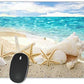 Non-Slip Rubber Mouse Pad ，Beautiful Beach Seascape Mouse pad (9.5 inch x 7.9 inch) …