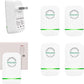 Elon-musk's Electricity Saving Box Stop Watt Stopwatt Energy Saving Device Save Energy Saving Device Energy Saving Power Strip for Home Office US Plug 90v-250v 30kw Rated Green (4PCS, White)