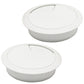 Desk Grommet 2-3/8" (60 mm), Desk Cord Hole Cover, Cable Grommet ABS Plastic, Desk Hole Grommet for Office and Home Table Cable, Detachable Adjustable Cable Cord Organizer (White 2 Pcs)