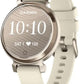 Garmin Lily 2, Small and Stylish Smartwatch, Hidden Display, Patterned Lens, Up to 5 Days Battery Life, Coconut (Renewed)