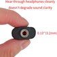 Hahiyo 3.2 F-2x3.2 RCA M Stereo Plug Interconnect Audio Two Males 3.2mm(1/8inch) and one Female 3.2mm(1/8inch) Adapter Splitter Good Signal Sound Snap Tight Not Wobble for Headphone Guitar Black 2pcs