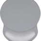 ITNRSIIET Ergonomic Mouse Pad with Comfort Gel Wrist Rest, Non-Slip PU Base, Smooth Textured Surface, Reduces Hand Fatigue & Wrist Pain, 8.7 x 7.2 Inch for Office Gaming Home, Light Gray Accent