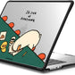 CASETiFY Impact MacBook Air 15" (M2-M4) Case [Cushioned Impact Corners/Scratch-Resistant/Anti-Slip Grip] - I'm Sick of Everything - Clear Black