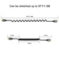Twozoh Coiled HDMI Extender Cable - 4K UHD Support, 3D, 1080p, HDMI 2.0a/b/1.4a (Extend up to 1.5M/5FT)