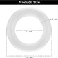 200Pcs Clear O-Ring Switch Dampeners Keycap for Mechanical Keyboard Cherry Mx, White…