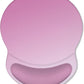 ITNRSIIET Ergonomic Mouse Pad with Comfort Gel Wrist Rest, Non-Slip PU Base, Smooth Textured Surface, Reduces Hand Fatigue & Wrist Pain, 8.7 x 7.2 Inch for Office Gaming Home, Soft Pink Gradient