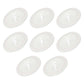 PATIKIL Desk Grommet 1-9/16", 8 Pcs Round Cable Grommet Cord Hole Cover with Adhesive Tape Flexible Table Wire Organizer for Office Home Table Countertop, Light Gray