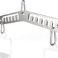 Double to Single Adaptor Plate for Cable Pulley Machines Durable Solid Stainless Steel with 3 Carabiners Suitable for Dual Cable Machines LAT Pulldown, Shoulder & Biceps Exercises