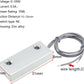 Home Security Wired Rolling Door Contact 0~100V/0.5Amp Magnetic Reed Switch MC-51 Alarm Sensor Magnetic Switch with 2 Wires for N.C. Applications