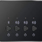 Bluetooth 4.0 Audio Sharer Audio Adapter 3.5mm Wired Stereo Music Sharing Device 1 in 3 Out Bluetooth and Audio Cable Connection Mode