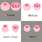 4 Pairs Silicone Earbud Tips Replacement Earbuds Cap Ear Tips Compatible with Powerbeats 1/2/3 Wireless Beats by Dre Headphones,(Pink)