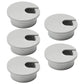 5 Pcs Desk Grommet 2" / 50 mm, Desk Cord Hole Cover, Cable Grommet ABS Plastic, Desk Hole Grommet for Home & Office Pc, Detachable Cable Cord Organizer-Light Grey