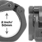 Lock-Jaw HEX 50mm / 2" Olympic Barbell Collar (Orange)