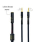 Arklove 7ft Shielded 1/8" inch TRS aux Input 3.5mm Female to 2X 3.5 Output Splitter Stereo Audio Video Cable Out 3.5 Male to Two 3.5 Male in Dual Speaker Cord 24k Gold Plated