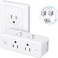 TROND Outlet Extender Surge Protector, 6 AC Outlet Splitter with 360° Rotating Plug, 1440J, 3-Sided Swivel Wall Plug Adapter with Power Switch, Multi Plug Expander for Home Office Travel