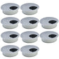 10 Pcs Desk Grommet 2-3/8" / 60 mm, Desk Cord Hole Cover, Cable Grommet ABS Plastic, Desk Hole Grommet for Home & Office Pc, Detachable Cable Cord Organizer-Silver Sand