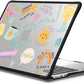 CASETiFY Impact MacBook Air 13.6" (M2-M4) Case [Cushioned Impact Corners/Scratch-Resistant/Anti-Slip Grip] - Keep Growing - Clear Black
