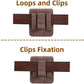 Universal Phone Holster Phone Pouch Case Belt Clip Belt Loops Card Slot Faux Leather for Man for Samsung Galaxy Z Flip 5/4/3 Motorola Razr Plus Razr+ 2023 (Brown&Yellow, XS(3.7"x3.1"x1.1"))