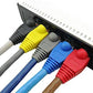 Accessbuy 100 Pack RJ45 CAT6 CAT6E CAT5 CAT5E Ethernet Network Cable Strain Relief Boots Cable Connector Plug Cover Mixed Color for Laptop