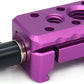 NATO Clamp Adapter,NATO Rail Lock Clamp Mount Quick Release with 1/4" 3/8" ARRI Thread for Camera Cage Handle Monitor LED Light Microphone Cold Shoe Magic Arm (Purple)