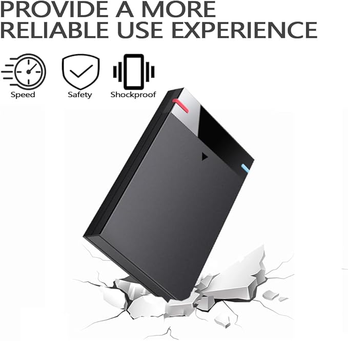 2.5'' 120GB Ultra Slim Portable External Hard Drive USB3.0 HDD Storage for PC, Desktop, Laptop, MacBook, Chromebook, HDDRBUSB3.0