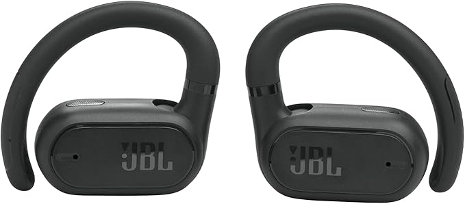 JBL SoundGear Sense - True Wireless Open-Ear Headphones, JBL OpenSound Technology, Splash and dust Resistant, 4 mics for Crisp, Clear Calls, Up to 24 Hours of Battery Life, Plus Speed Charge (Black)