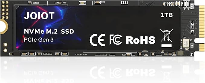 1TB SSD PCle 3.0x4, NVMe M.2 2280, Internal Solid State Drive, Up to 3500MB/s,Storage for PC, Laptops, Gaming and More, V-NAND Technology, Max Speed,Black