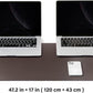 Large Cork Desk Mat - 47.2"x 17" Desk Pad for Office and Home - Ideal for Large Mouse Pad and Desk Mats on Top of Desks(Coffee)