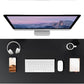 PU Leather Desk Pad Protector Gaming Mouse Pad Non Slip Desk Mat for Keyboard and Mouse Waterproof Desk Writing Pad for Office and Home Desk Accessories(Black, 23.6 * 11.8)