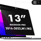 PYS Privacy Screen for MacBook Pro 13.3 Inch Laptop (2016-2022 M1/M2) – Magnetic Anti-Spy Security Filter with Webcam Cover Slider, Easy On/Off & Touch Bar Compatibility for MacBook Pro 13 inch Laptops