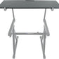 Rockville Z-SHELF Universal Shelf for Z-Stand and X-Stand, 35.4x13.78in Steel Platform, Foam-Padded Edge, Lightweight 7.3 lbs, for Musicians and DJs