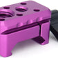 NATO Clamp Adapter,NATO Rail Lock Clamp Mount Quick Release with 1/4" 3/8" ARRI Thread for Camera Cage Handle Monitor LED Light Microphone Cold Shoe Magic Arm (Purple)