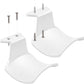 2-Pack Headphone Stand Hanger Wall Hooks, Save Space Headset Stand Holder for Universal Gaming Headset Airpods Max Sony Bose Beats, Strong Adhesive with Screws, White